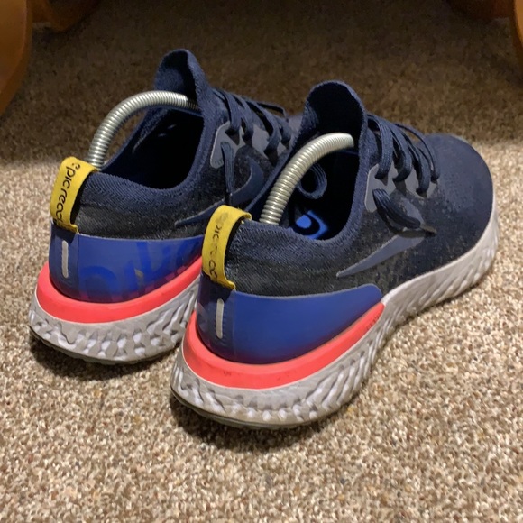 Nike Epic React Flyknit College Navy Mens - Picture 2 of 4